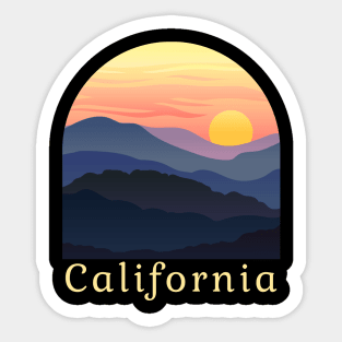 California Lake Tahoe ski - California hiking Sticker